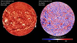 Hα 20241120  Spectroheliograph Data [upl. by Akeylah]