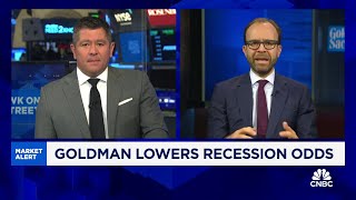 Goldman lowers recession probability to 20 [upl. by Ricker417]