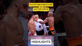 Floyd Mayweather vs Victor Ortiz Best Fight Highlights shortvideoboxingshorts [upl. by Chilt463]