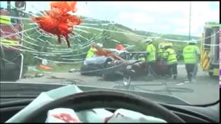 accident routier attention video choc [upl. by Chelsae]