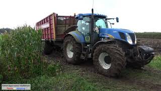 New Holland T7060 amp Kuhn 7 Furrow [upl. by Riada539]