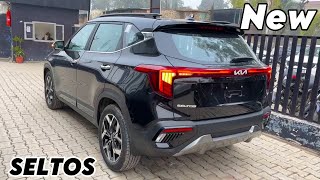 NEW KIA SELTOS 2024 GTX PLUS BALCK COLOUR ❤️ NEW KIA SELTOS 2024 🔥 KIA SELTOS TOP MODEL REVIEW [upl. by Atinehs]