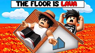 The Floor is LAVA in ROBLOX  TAGALOG Gameplay [upl. by Eniamrehc87]