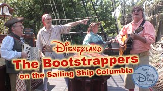 Disneyland Park  The Bootstrappers on the Sailing Ship Columbia  New Orleans Square  Pirates [upl. by Annoirb]