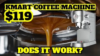 How to Make Good Coffee for Just 119 Kmart Machine Tested [upl. by Ydnelg]