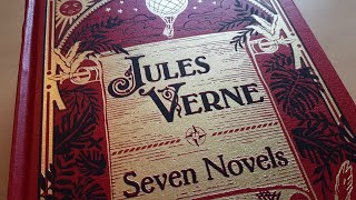 Jules Verne Seven Novels  Barnes amp Noble Leatherbound review  comparison [upl. by Eul]