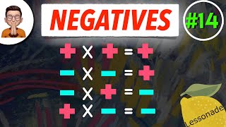 Multiplication of directed numbers  Lessonade [upl. by Gale]