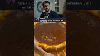 🎬Kızılcık Şerbeti San Sebastian Cheesecake Tarifi🤍 kızılcıkşerbeti sansebastiancheesecake dizi [upl. by Chevalier122]