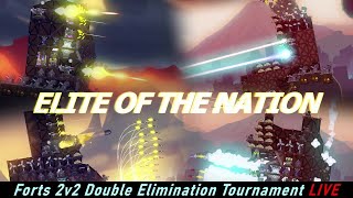 Elite of the Nation  Forts 2v2 Double Elimination Tournament Stream [upl. by Senskell]