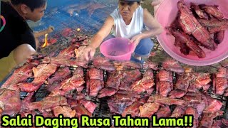 Gadis Sabah  Salai Daging Rusa Tahan Lama  Cara Buang Bulu Kutil Agar Bersih Alamisinalau [upl. by Fanchie49]