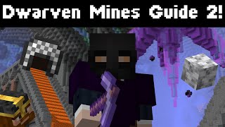 Hypixel Skyblock Dwarven Mines Full Update Guide Part 23 Puzzler Events King Talisman [upl. by Ilah]