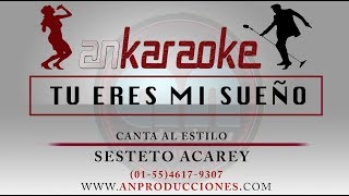 Tu Eres Mi Sueño  Septeto Acarey  Salsa  Karaoke [upl. by Barrada]