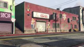 GTA V Online Vespucci Beach Motorcycle Clubhouse 6 of 12 [upl. by Wentworth25]