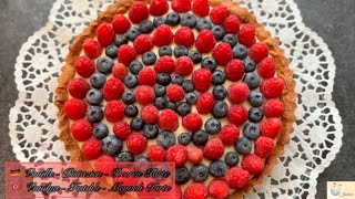 VanillePistazien  Beeren Tarte  🇹🇷 Vanilya  Fıstıklı  Meyveli Tarte [upl. by Novelc]