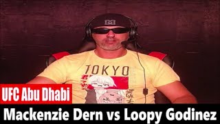 UFC Abu Dhabi Mackenzie Dern vs Loopy Godinez PREDICTION [upl. by Jolanta]