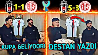 GALATASARAYLILAR BEŞİKTAŞIN ŞAMPİYONLUĞUNU İZLERSEBEŞİKTAŞ 53 ANTALYASPOR [upl. by Anwahsar]