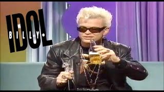 Billy Idol Interview  The Last Resort Jonathan Ross 1990 [upl. by Enilecram913]