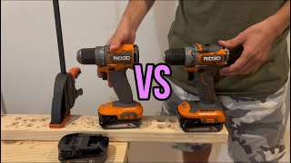 Ridgid 18v Subcompact Drills Gen 1 vs Gen 2 Big Difference [upl. by Ulund]