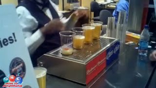 How to Fill a Plastic Beer Glass from the Bottom [upl. by Kettie336]