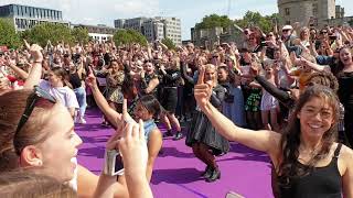 Six the musical Tower of London flash mob 31 August 2019 [upl. by Eitsym940]