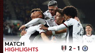 Fulham 21 Chelsea  Premier League Highlights  Fulham Win SW6 Derby To Make It Five Wins in Five [upl. by Jamaal]