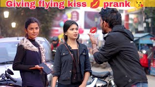 GIVING FLYING KISS PRANK  PART  2   DR PRANK  VALENTINE DAY SPECIAL [upl. by Anippesuig]