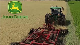 Harrowing Tarlóhántás John Deere 5115M Farming Simulator 22 [upl. by Eardna]