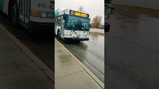 Boise valley ride Gillig low floor city bus  812 in the rain [upl. by Welby]