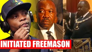 EXPOSED Gabon President Freemason initiation VIDEO Out [upl. by Ahtnahc636]