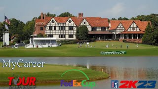 PGA Tour 2K23  MyCareer  Season 10  FedEx Playoffs  Tour Championship East Lake Rd 2 [upl. by Nylegna]