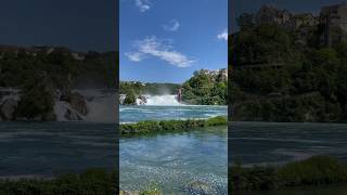 Rhine Falls Switzerland 🇨🇭l The largest waterfall in Europe rhinefalls rheinfelden switzerland [upl. by Halpern]