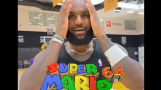 LeBron James scream if you love Super Mario 64 [upl. by Yert]