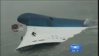 Sólo cadáveres han sido rescatados del ferry de Corea del Sur [upl. by Ahsier]