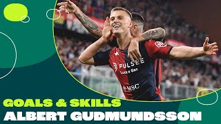 ALBERT GUDMUNDSSON GOALS amp SKILLS  SERIE A ROOKIE OF THE YEAR 2324 🔥  Age of Calcio [upl. by Lyreb400]