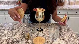 RoaGain 4 Pcs Wine Glass Charcuterie Toppers Wine Glass Topper Charcuterie Plate Review [upl. by Towroy]