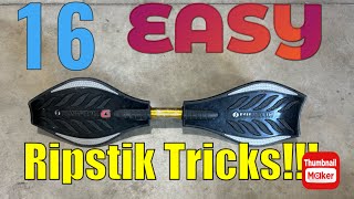 16 Easy Ripstik Caster Board Tricks 2023 [upl. by Deanne]