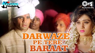 Darwaze Pe Tere Baraat  Krishna  Sunil Shetty  Abhijeet Bhattacharya  Anu Malik [upl. by Esnohpla]