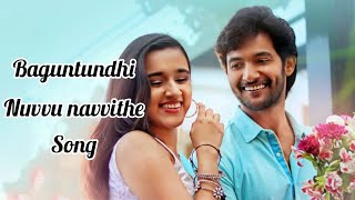 Baguntundhi nuvvu navvithe 💛 full video song  Music masti  telugulovesongs sidsriramsongs [upl. by Adnamahs]