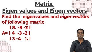 Find the eigenvalues and eigenvectors of following matrix [upl. by Aropizt]