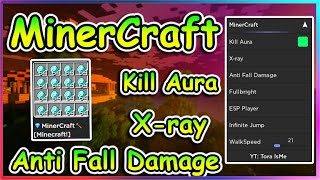 NEW Roblox MinerCraft Script  Kill Aura  Xray amp More [upl. by Netnerb]