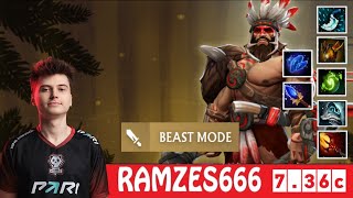 DOTA 2 RAMZES666 the BEASTMASTER OFFLANE 736c [upl. by Bokaj]