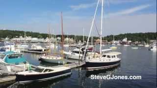 Boothbay Harbor Maine with Steve G Jones [upl. by Oinotnaesoj]