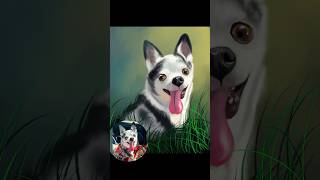 Procreate pet portrait procreate digitalart art [upl. by Aleusnoc]