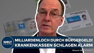 DEUTSCHLAND Krankenkassen schlagen Alarm 92 Milliardenloch Bürgergeld und Ampel verantwortlich [upl. by Yordan611]