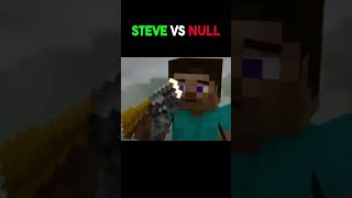 STEVE VS NULL minecraft shorts [upl. by Blau]