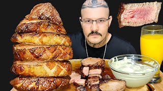 388 ASMR PICANHA FEITA NO TACHÃO DE FERRO MAIONESE VERDE  MUKBANG BRASIL [upl. by Wellington]