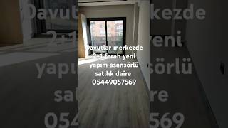 Davutlar merkezde 21 ferah yeni yapım asansörlü satılık daire fiyat 265000 05449057569 [upl. by Behlke]