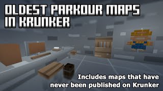 The Oldest Parkour Maps in Krunker [upl. by Ahsiryt639]