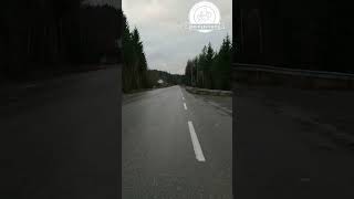 Cycle trip towards Lillehammer in autumn weather [upl. by Ioyal]