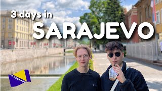 Three days in SARAJEVO Bosnia  BEST things TO DO [upl. by Nage]